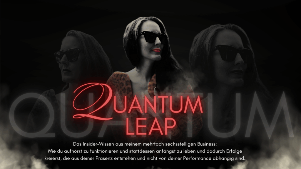 Quantum Leap Titelbild, Anja Gysin